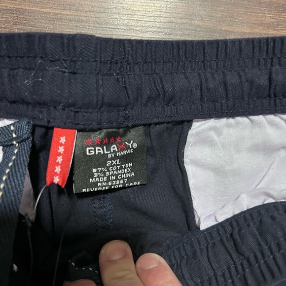 NWT Mens Navy Blue Cargo Pants Size XXL - Picture 3 of 4